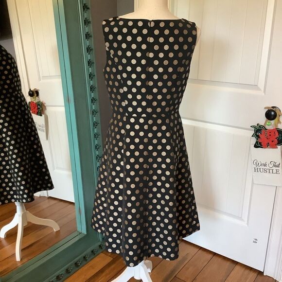 Talbots Holiday Party Dress 🖤💛🥰 - Picture 4 of 8